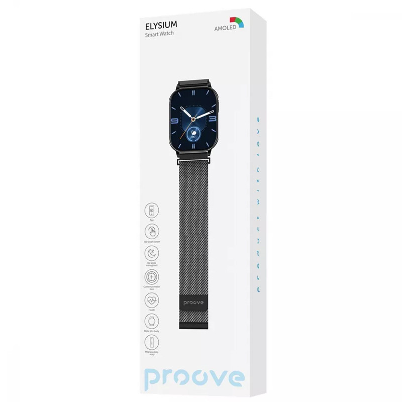 Смарт-часы Proove Elysium (Black) в магазине vchehle.ua