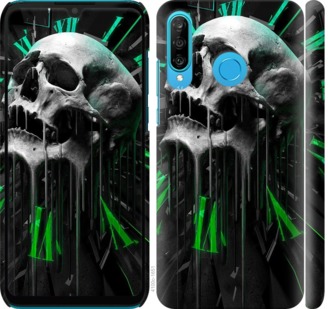 

Чехол Череп-часы для Huawei P30 Lite 703161