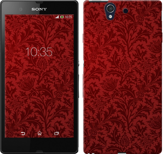 

Чехол Чехол цвета бордо для Sony Xperia Z C6602 649972