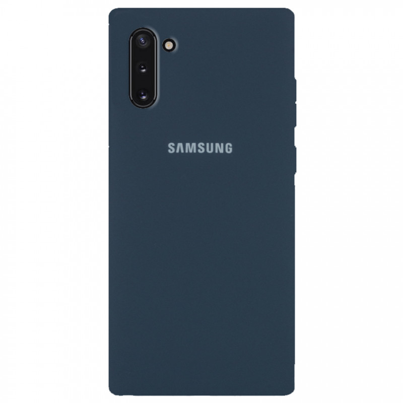 

Чохол Silicone Case Full Protective для Samsung Galaxy Note 10 (Синій / Navy Blue) 737909