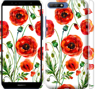 

Чехол Нарисованные маки для Huawei Honor 9 783287