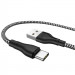 Фото Дата кабель Borofone BX39 USB to Type-C (1m) (Чорно - білий) в маназині vchehle.ua
