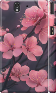Чохол Пурпурна сакура на Sony Xperia Z C6602