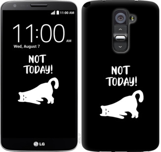

Чехол Уставший кот для LG G2 874273