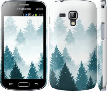 

Чехол Акварельные Елки для Samsung Galaxy S Duos s7562 862367