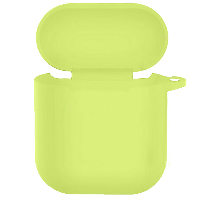 

Силіконовий футляр New з карабіном для навушників Airpods 1/2 (Жовтий / Bright Yellow) 1185241