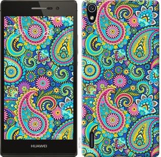 

Чехол индийский огурец для Huawei Ascend P7 595361