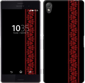 Чехол Вышиванка 53 для Sony Xperia Z3 Dual