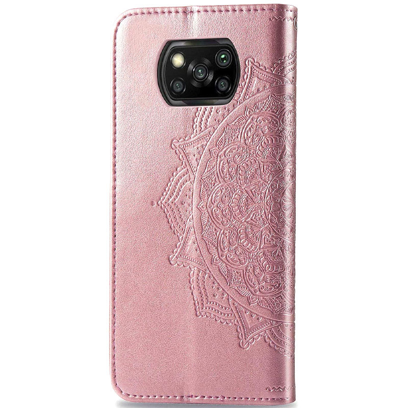 Фото Шкіряний чохол-книжка Art Case з візитницею на Xiaomi Poco X3 NFC / Poco X3 Pro (Рожевий) на vchehle.ua