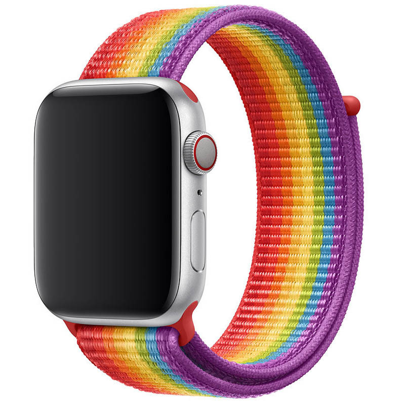 

Ремешок Nylon для Apple watch 38mm/40mm (Різнокольоровий / Rainbow) 1212911