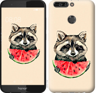 

Чохол Єнотик з кавуном для Huawei Honor 8 Pro 799981