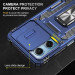 Фото Ударопрочный чехол Camshield Army Ring для Xiaomi Redmi 12 / Poco M6 Pro 5G (Синий / Navy) на vchehle.ua