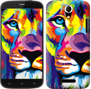 

Чехол Разноцветный лев для Doogee Y100X 639599