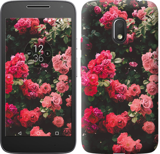 

Чехол Куст с розами для Motorola Moto G4 Play 639456