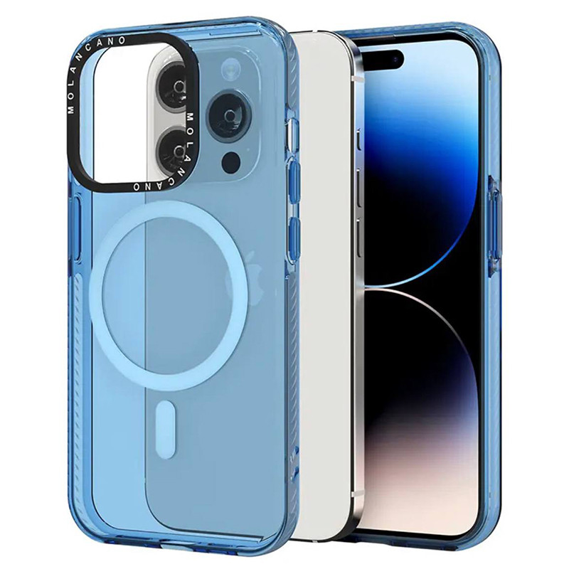 Фото TPU чехол Molan Cano Magnetic Jelly для Apple iPhone 15 Pro Max (6.7") (Blue) в магазине vchehle.ua