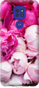 Чехол Розовые пионы для Motorola G9 Play