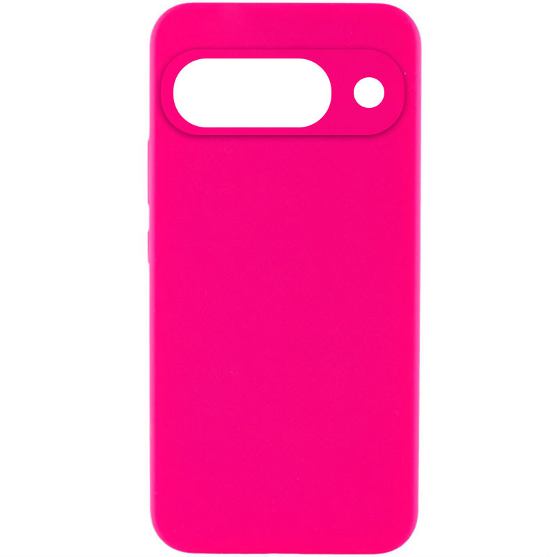 Чехол Silicone Cover Lakshmi Full Camera (AAA) для Google Pixel 9 (Розовый / Barbie pink)