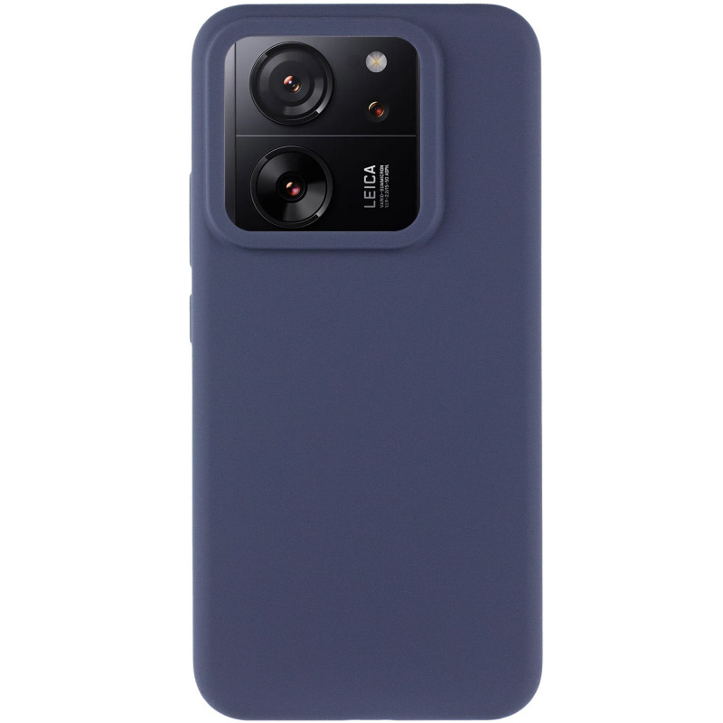 Фото Чохол Silicone Cover Lakshmi (AAA) на Xiaomi 13T / 13T Pro (Темно-синій / Midnight blue) на vchehle.ua