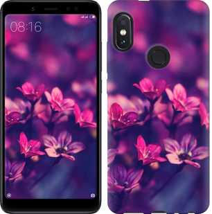 

Чехол Пурпурные цветы для Xiaomi Redmi Note 5 (DC) 631334