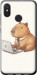Чохол Funny Capybara CEO Working на Xiaomi Mi8