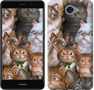 

Чохол коты для Huawei Y7 2017 594837
