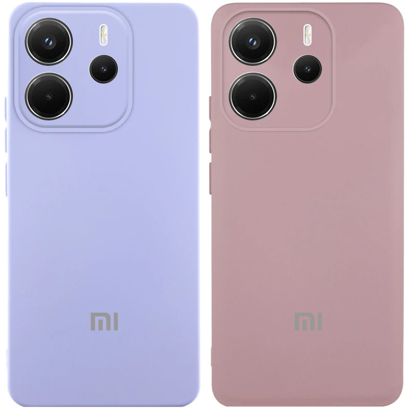 Чехол Silicone Cover Lakshmi Full Camera (AA) with logo для Xiaomi Redmi Note 14 4G (Int. version)