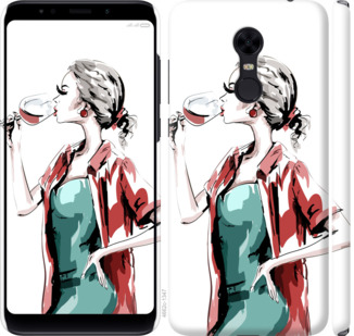 

Чохол Дівчина з келихом на Xiaomi Redmi 5 Plus 841655