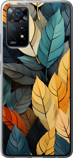 

Чехол Кольорове листя для Xiaomi Redmi Note 11 (Global) 1629402