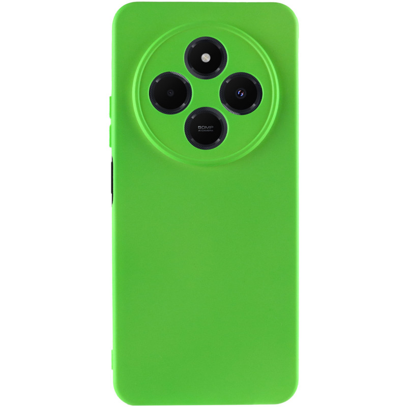 Фото Чехол TPU GETMAN Liquid Silk Full Camera для Xiaomi Redmi 14C / Poco C75 (Салатовый / Neon Green) в магазине vchehle.ua