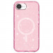 Чехол TPU Galaxy Sparkle (MagFit) для Apple iPhone 16e (6.1") (Pink+Glitter)