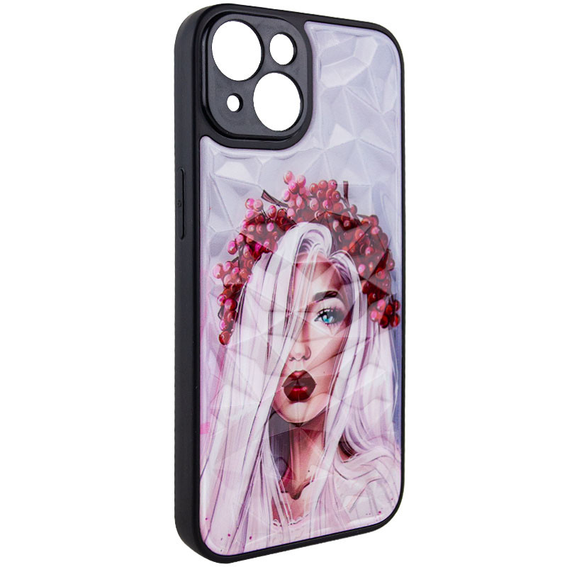 Фото TPU+PC чехол Prisma Ladies для Apple iPhone 14 (6.1") (Ukrainian Girl) на vchehle.ua