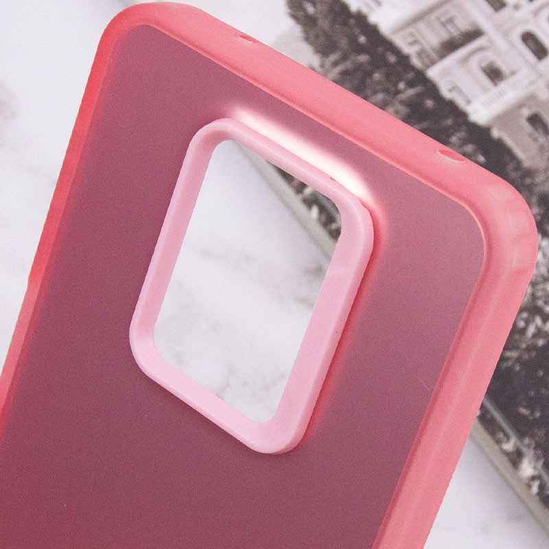 TPU+PC чехол Magic glow with protective edge для Xiaomi Redmi Note 9s / Note 9 Pro / Note 9 Pro Max (Pink) в магазине vchehle.ua