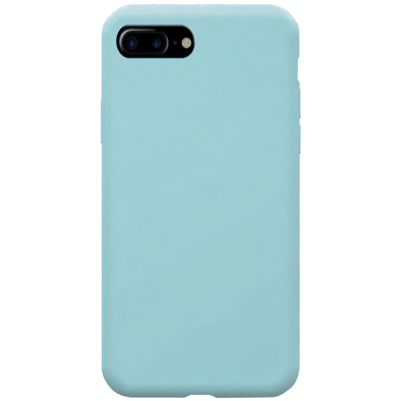 Чехол Silicone Case Full Protective (AA) NO LOGO для Apple iPhone 7 plus / 8 plus (5.5") (Бирюзовый / Turquoise)