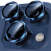 Захисне скло Metal Classic на камеру (в упак.) на Apple iPhone 12 Pro / 11 Pro / 11 Pro Max (Синій / Pacific Blue) в магазині vchehle.ua