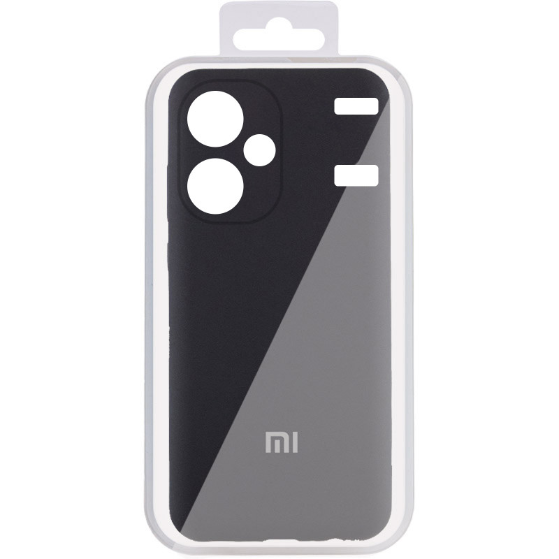 Купить Чехол Silicone Cover Lakshmi Full Camera (AA) with logo для Xiaomi Redmi Note 13 Pro+ (Черный / Black) на vchehle.ua