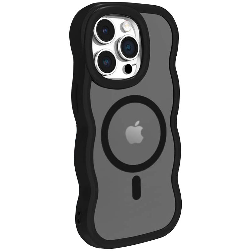 Фото Чохол TPU+PC Undine with Magnetic Safe на Apple iPhone 15 Pro Max (6.7") (Black) на vchehle.ua