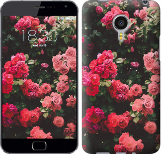 

Чехол Куст с розами для Meizu MX4 PRO 639328