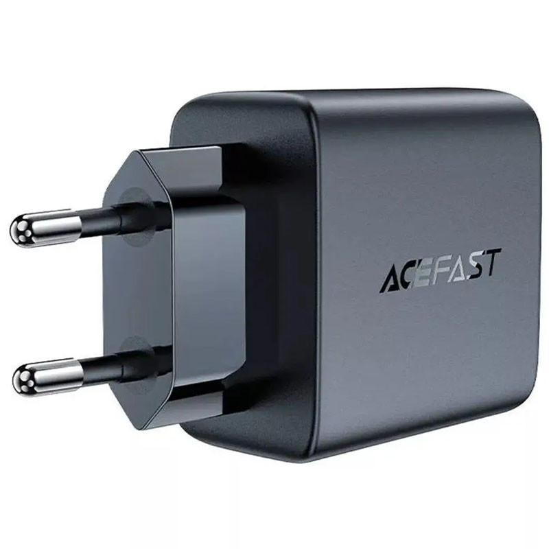 Фото СЗУ Acefast A49 PD35W GaN (USB-C+USB-C) dual port (Black) на vchehle.ua