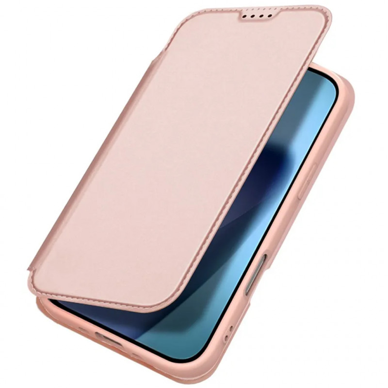 Фото Чехол-книжка Dux Ducis с карманом для визиток для Apple iPhone 17 Air (6.5") (Rose Gold) в магазине vchehle.ua