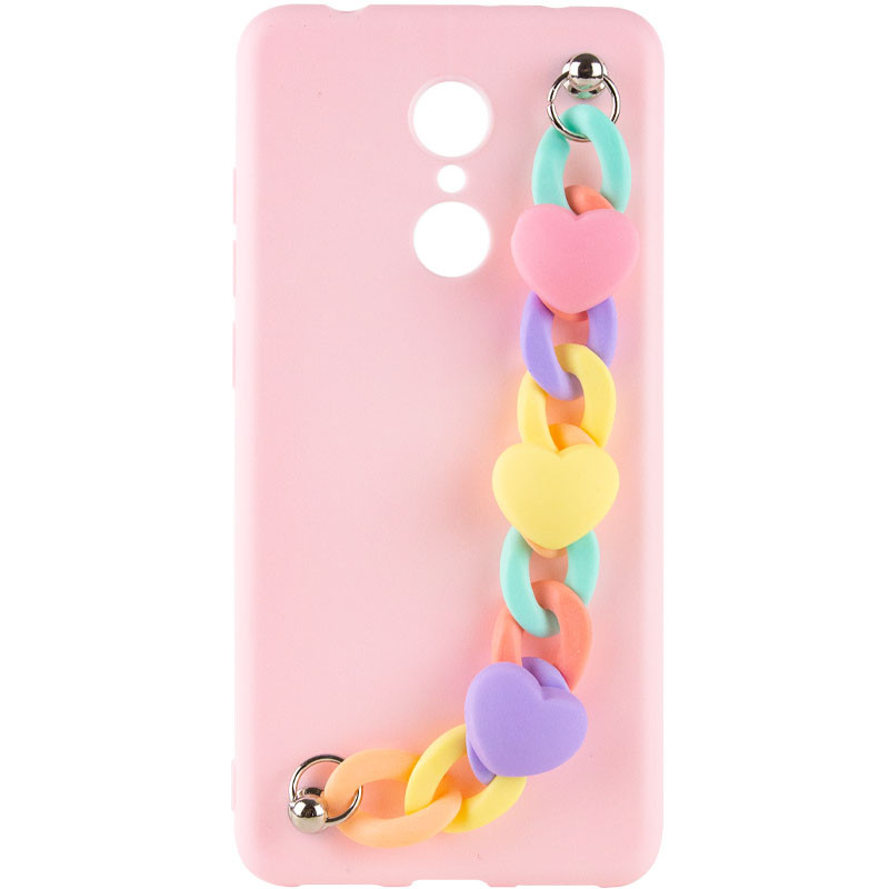 

Чохол Chained Heart з підвісним ланцюжком на Xiaomi Redmi 5 Plus / Redmi Note 5 (Single Camera) (Pink Sand) 1211704