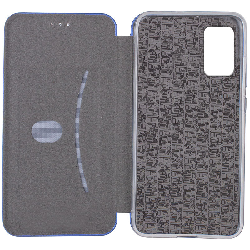 Фото Кожаный чехол-книжка Classy для Samsung Galaxy A02s (Синий) в магазине vchehle.ua