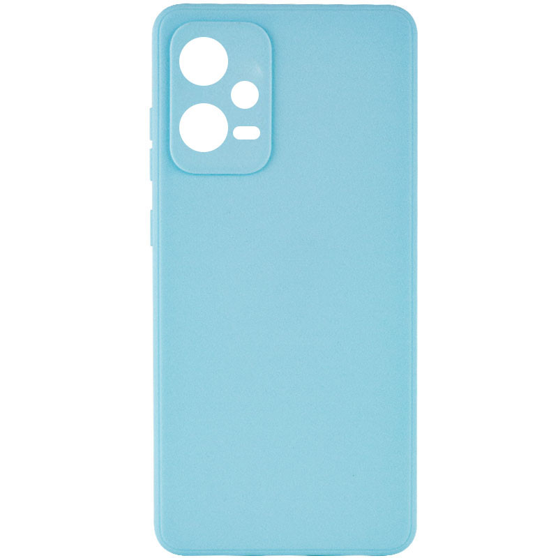 Силиконовый чехол Candy Full Camera для Xiaomi Redmi Note 12 Pro 5G (Бирюзовый / Turquoise)