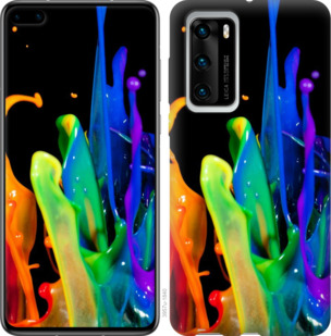 

Чехол брызги краски для Huawei P40 933946