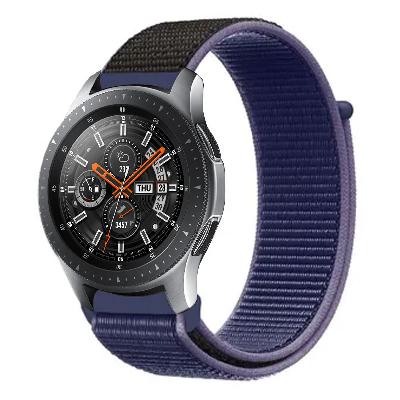 

Ремешок Nylon для Xiaomi Amazfit / Samsung 20 mm (Темно синій / Midnight blue) 1132901