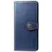 Кожаный чехол книжка GETMAN Gallant (PU) для Oppo A74 4G (Синий)