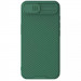 Карбоновая накладка Nillkin CamShield Pro для Apple iPhone 16e (6.1") (Deep Green)