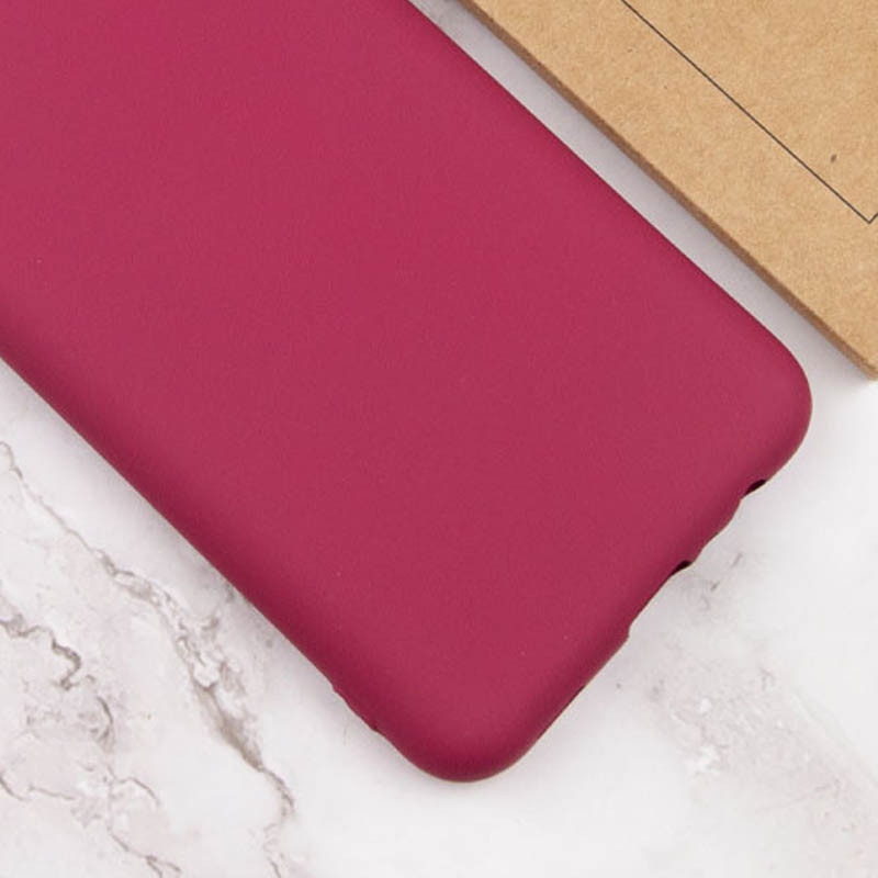 Фото Чохол Silicone Cover Lakshmi Full Camera (A) на TECNO POP 5 (Бордовий / Marsala) в маназині vchehle.ua