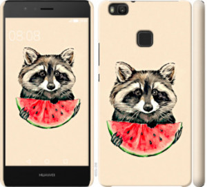 Чехол Енотик с арбузом для Huawei P9 Lite