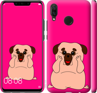

Чехол Весёлый мопс для Huawei Nova 3 928559