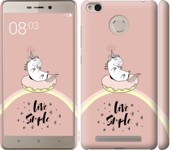 

Чехол Единорожка в пончике для Xiaomi Redmi 3s 719461